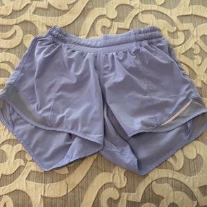 periwinkle luluemon shorts size 4 4” inseam